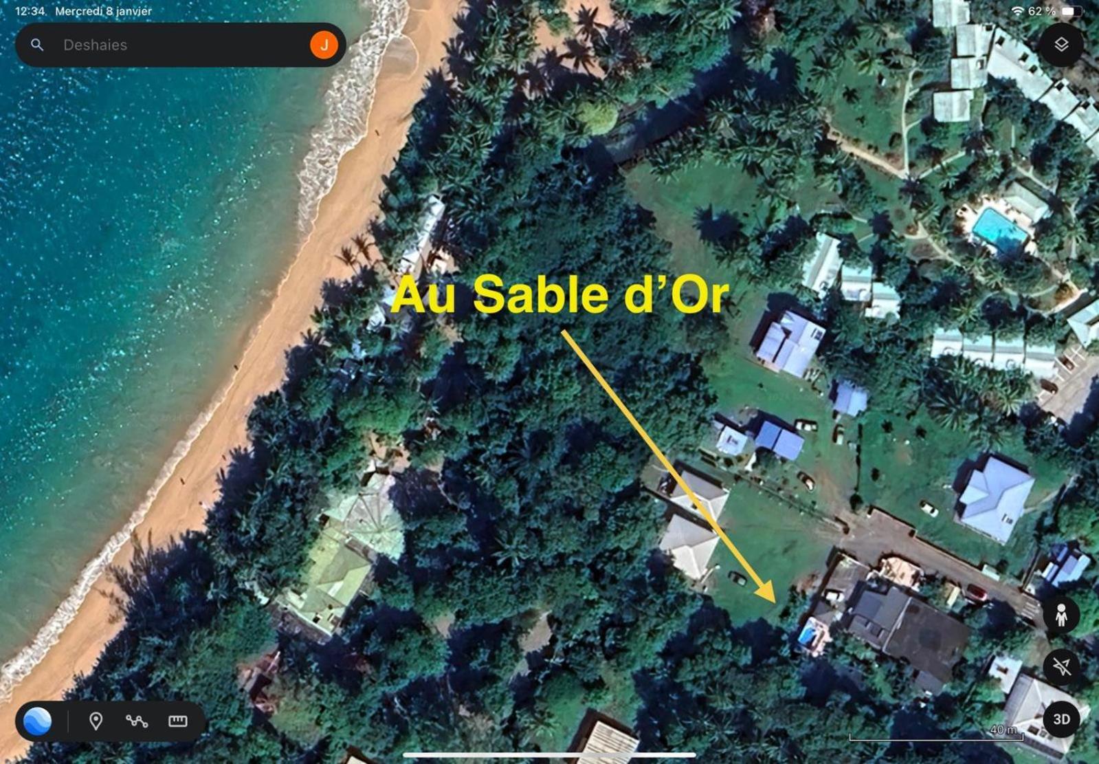 Au Sable D'Or - Spa - Wifi- Piscine Deshaies Exteriör bild